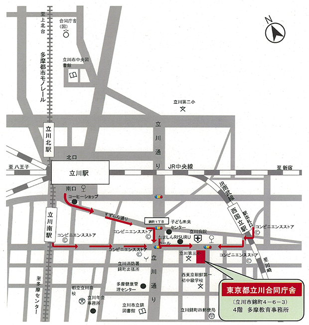画像:案内図